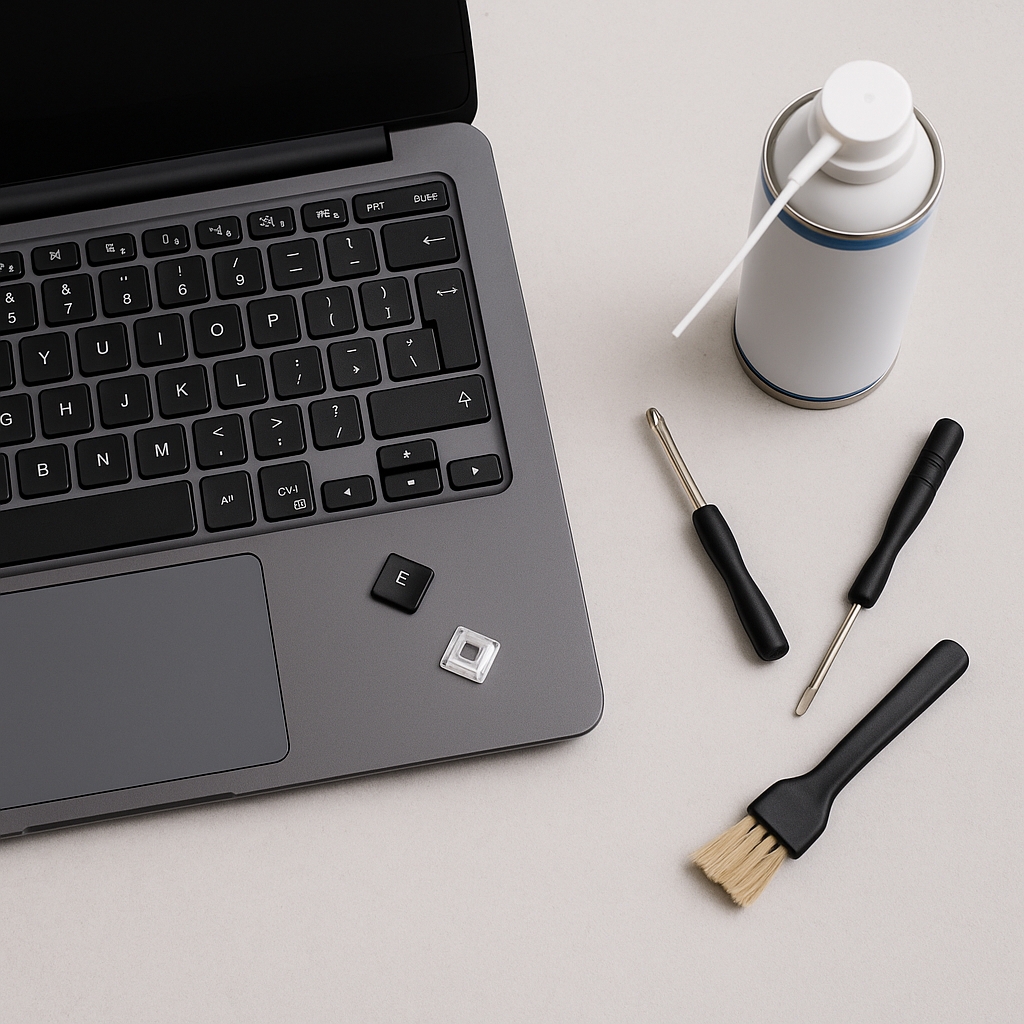 Устранение неполадок с неработающими клавишами ноутбука