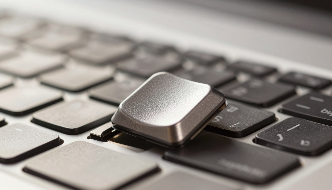 Структура клавиши ноутбука